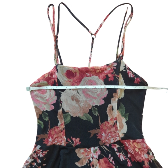 Urban Outfitters Floral Mesh Romper - Picture 4 of 9